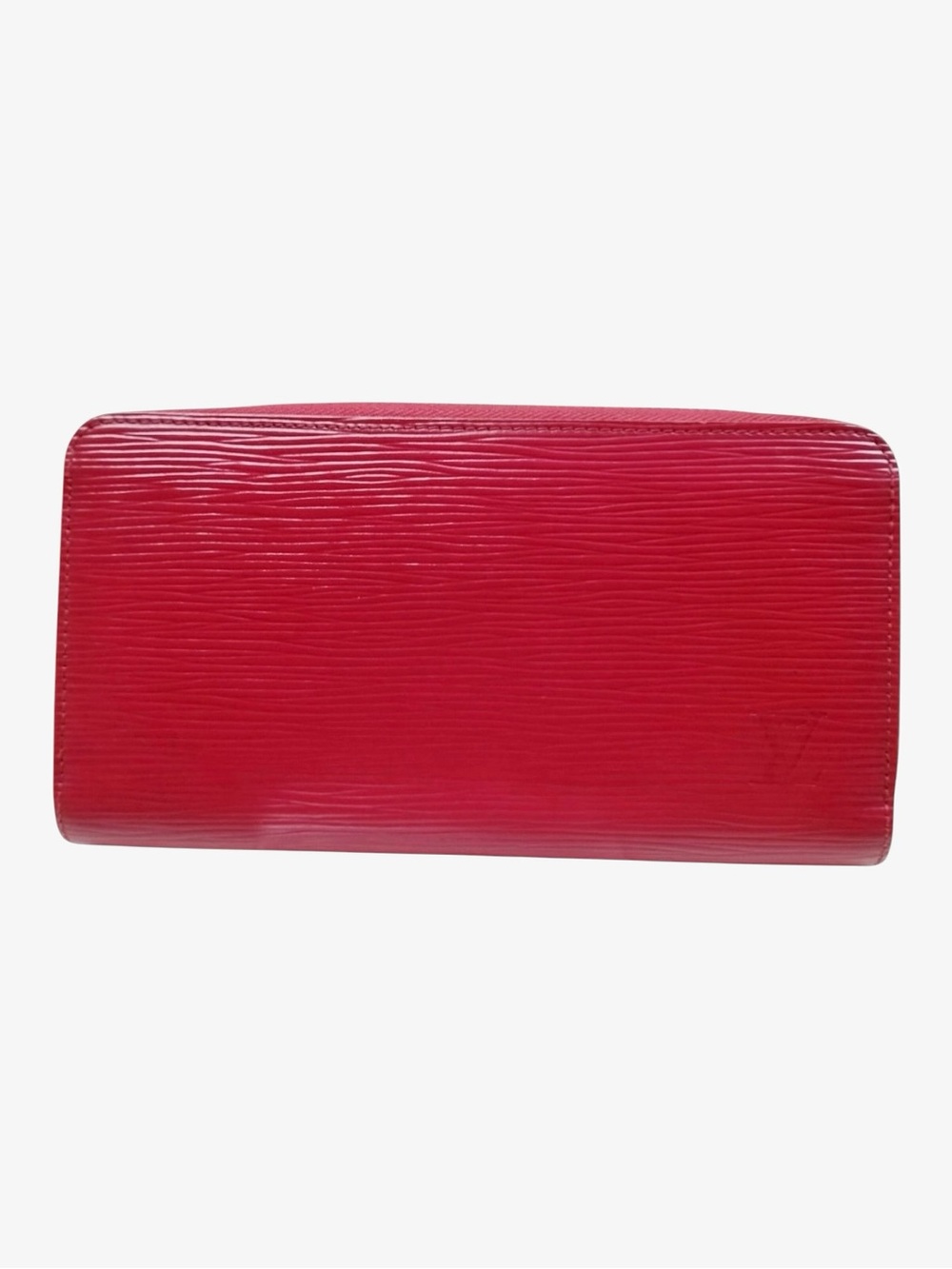 Louis Vuitton Red Bordeaux Epi Leather Zip Around Wallet